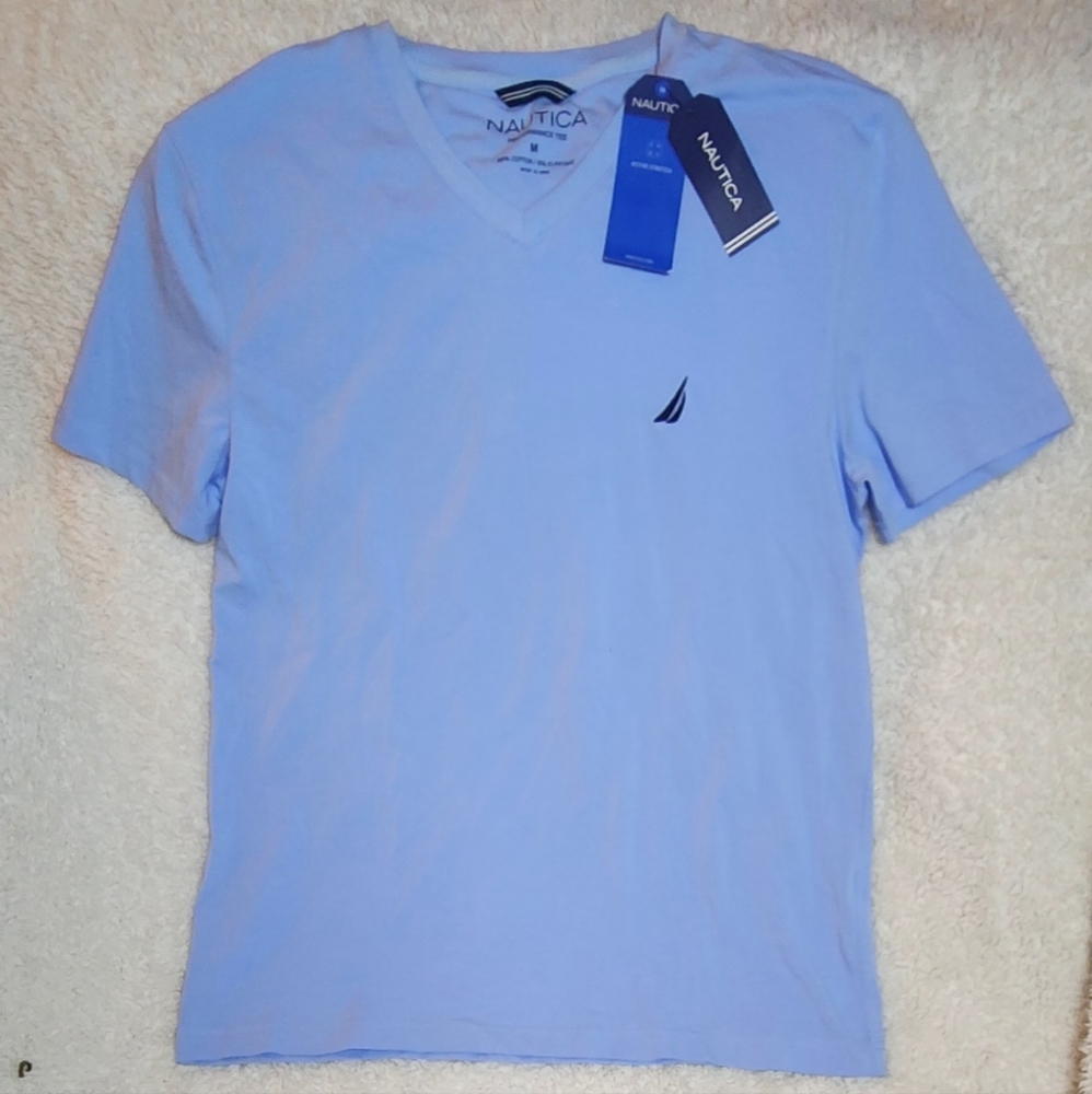 Nautica Men's Active Stretch V Neck - Size Medium